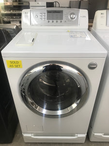 LG - 4 Cu.ft - White - Washer - Wm0642hw - Refurbished - 5224 - Sold as Set