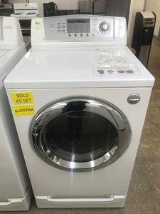 LG - 7 Cu.ft - White - Dryer Electric - Dle0442w - Refurbished - 5157 - Sold as Set