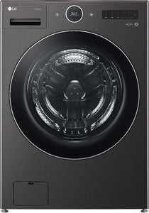 LG - 5 Cu.ft - Black Steel - Washer - WM6700HBA - Scratch and Dent - 600041 - Sold as Set