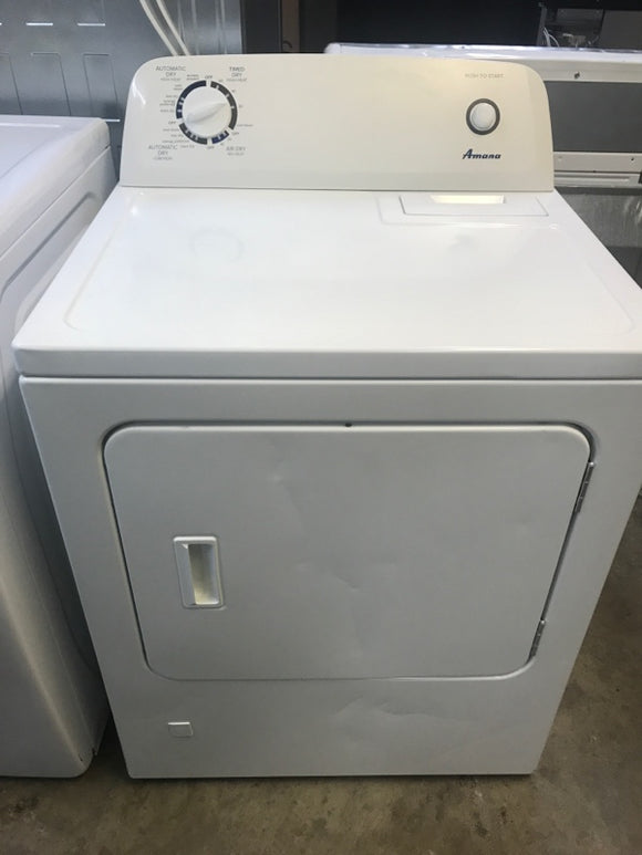 Refurbished Amana White Dryer Gas NGD4655EW0 5043